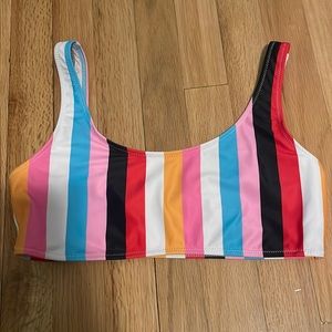 Bikini top stripe